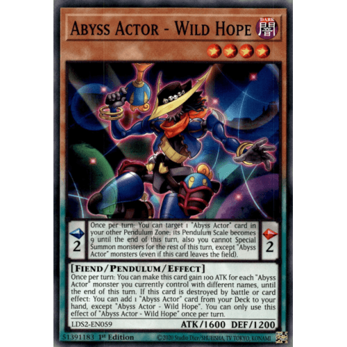 LDS2-EN059 Abyss Actor - Wild Hope