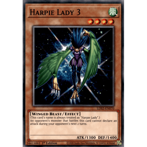 LDS2-EN070 Harpie Lady 3