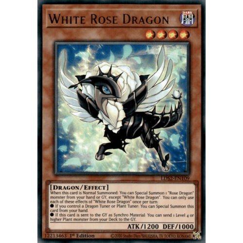 LDS2-EN109 White Rose Dragon (Regular Version)