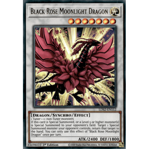 LDS2-EN112 Black Rose Moonlight Dragon (Regular Version)