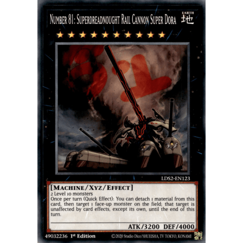 LDS2-EN123 Number 81: Superdreadnought Rail Cannon Super Dora