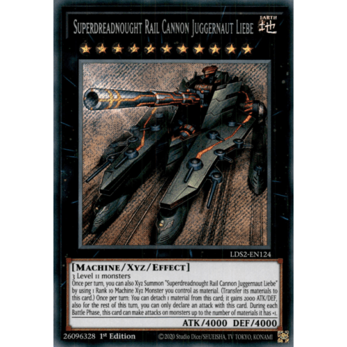 LDS2-EN124 Superdreadnought Rail Cannon Juggernaut Liebe (Variant Card)