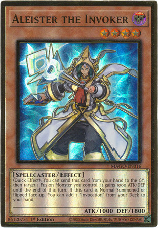 MAGO-EN016 Aleister the Invoker (Alternate Art)
