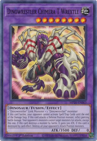 MP20-EN063 Dinowrestler Chimera T Wrextle