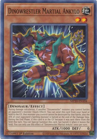 MP20-EN104 Dinowrestler Martial Ankylo