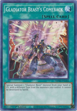 MP20-EN184 Gladiator Beast's Comeback