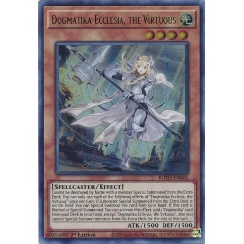 ROTD-EN005 Dogmatika Ecclesia, the Virtuous (Ultra Rare)