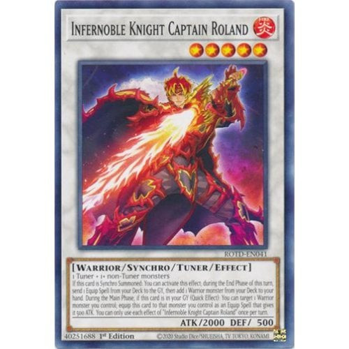 ROTD-EN041 Infernoble Knight Captain Roland
