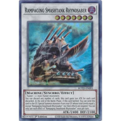 ROTD-EN093 Rampaging Smashtank Rhynosaber
