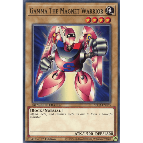 SBCB-EN025 Gamma The Magnet Warrior