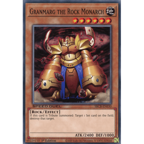 SBCB-EN030 Granmarg the Rock Monarch