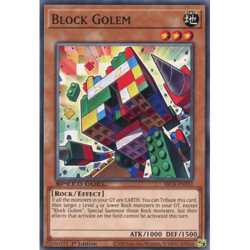 SBCB-EN032 Block Golem