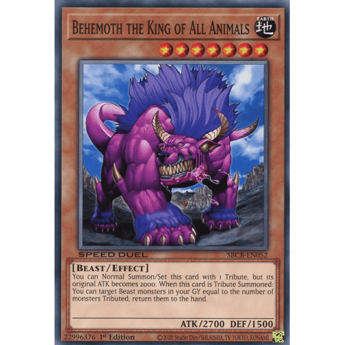 SBCB-EN052 Behemoth the King of All Animals