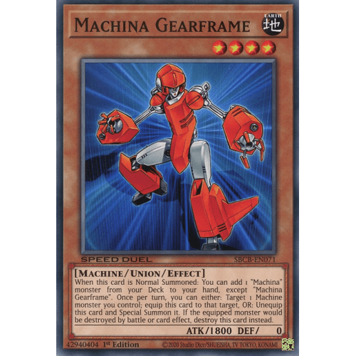 SBCB-EN071 Machina Gearframe