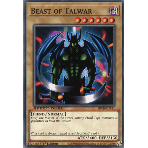 SBCB-EN111 Beast of Talwar