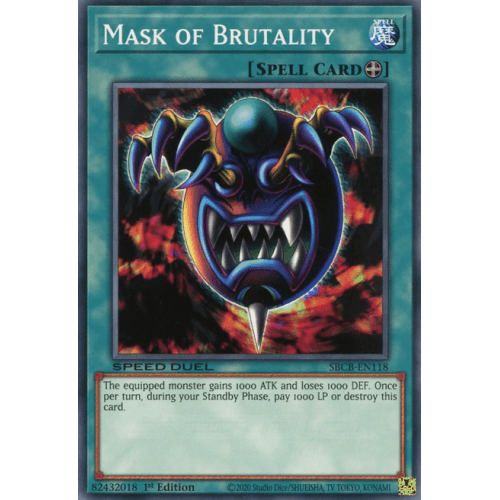 SBCB-EN118 Mask of Brutality