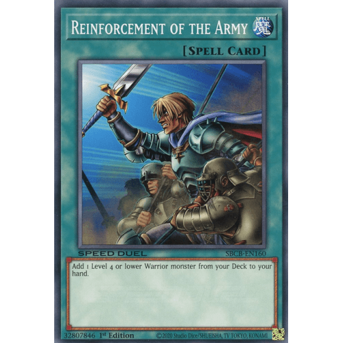 SBCB-EN160 Reinforcement of the Army (Secret Rare)