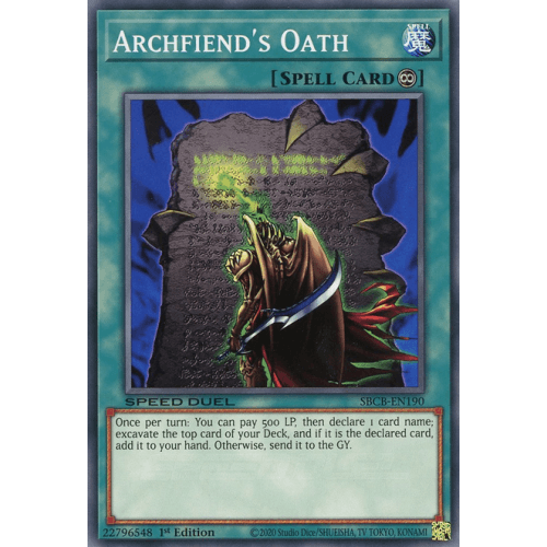 SBCB-EN190 Archfiend's Oath