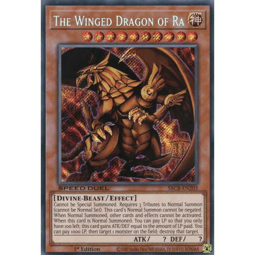 SBCB-EN203 The Winged Dragon of Ra