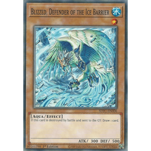 SDFC-EN006 Blizzed, Defender of the Ice Barrier