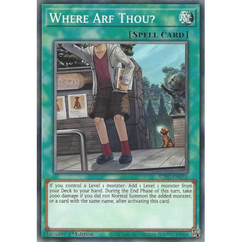 SDFC-EN034 Where Arf Thou?