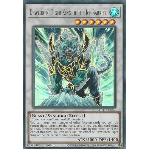 SDFC-EN042 Dewloren, Tiger King of the Ice Barrier