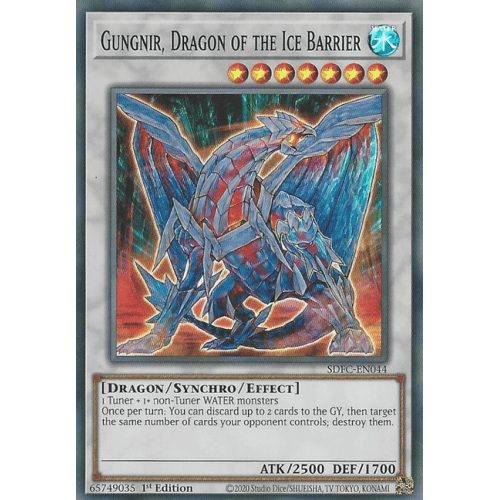 SDFC-EN044 Gungnir, Dragon of the Ice Barrier