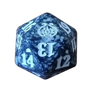 Magic Aether Revolt Spindown Dice - Black