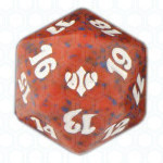 Magic Conflux Spindown Dice Red