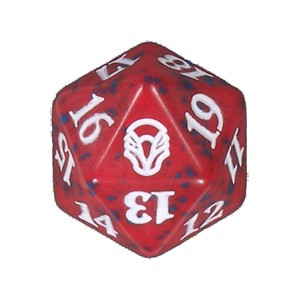 Magic Dominaria Spindown Dice - Red
