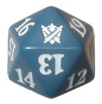 Magic Khans of Tarkir Spindown Dice Blue (Jeskai)