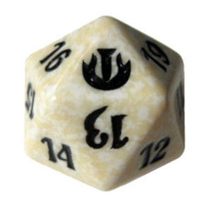 Magic Journey Into Nyx Spindown Dice White