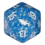 Magic Shadowmoor Spindown Dice Blue