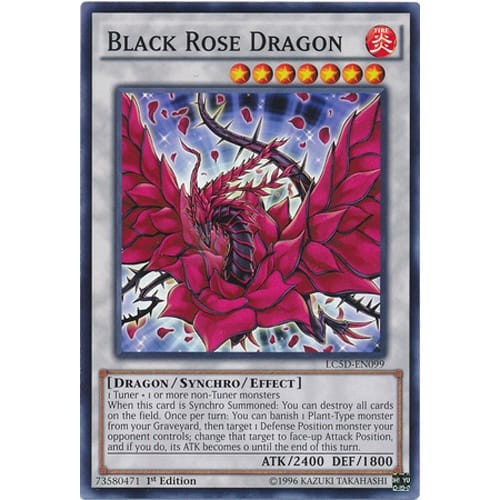 LC5D-EN099 Black Rose Dragon