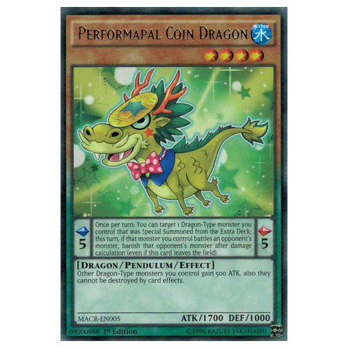 MACR-EN005 Performapal Coin Dragon