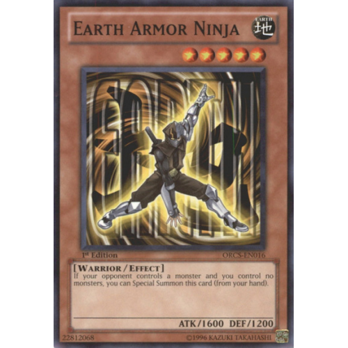 ORCS-EN016 Earth Armor Ninja