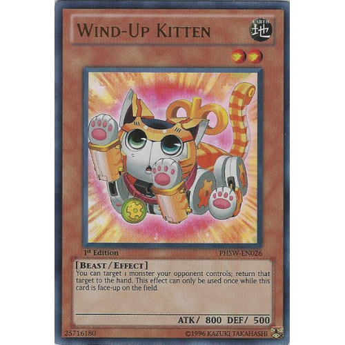 PHSW-EN026 Wind-Up Kitten