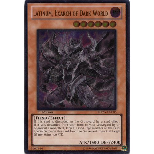 PHSW-EN085 Latinum, Exarch of Dark World (Ultimate)