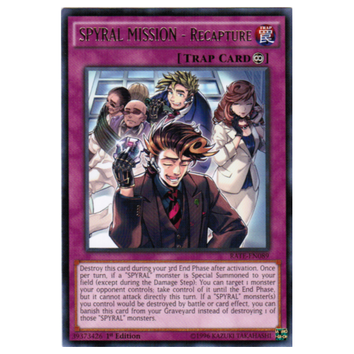 RATE-EN089 SPYRAL MISSION - Recapture
