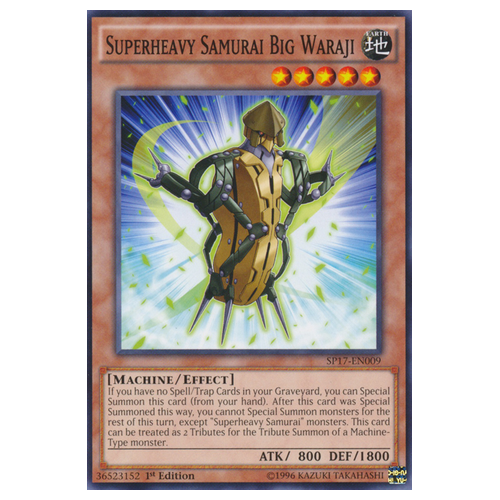 SP17-EN009 Superheavy Samurai Big Waraji (Starfoil Rare)