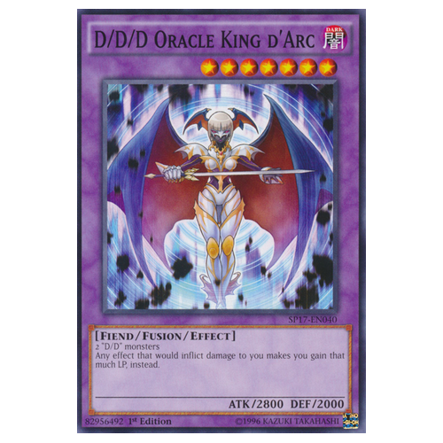SP17-EN040 D/D/D Oracle King d'Arc (Starfoil Rare)