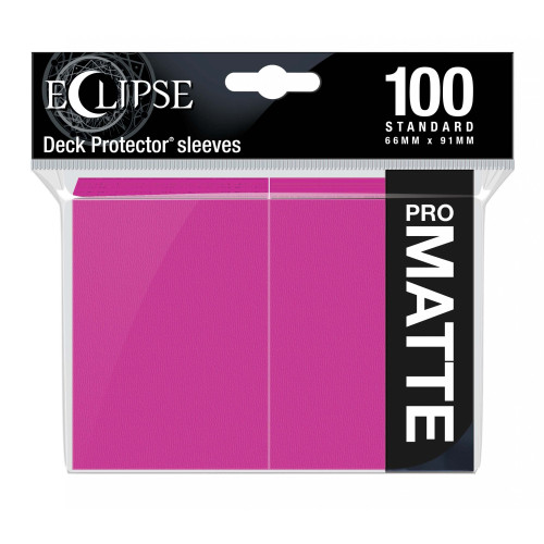 Eclipse Matte Standard Sleeves (100) - Hot Pink
