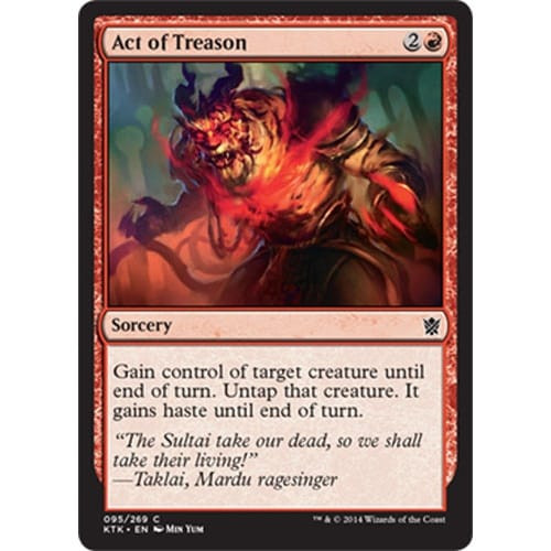 Act of Treason (foil) | Khans of Tarkir