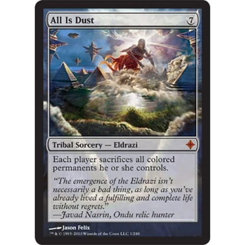 All is Dust (foil) | Rise of the Eldrazi