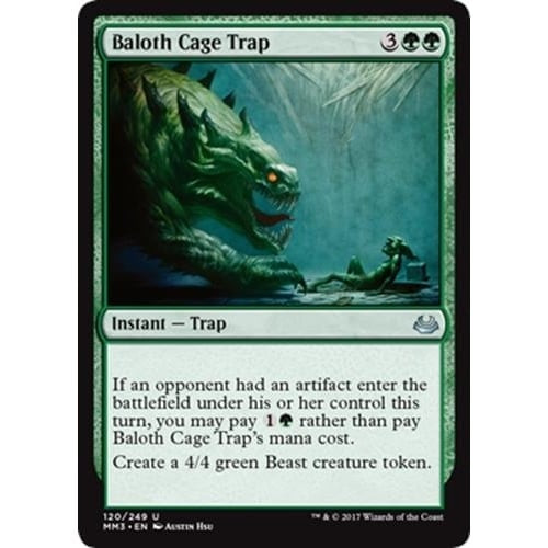Baloth Cage Trap (foil) | Modern Masters 2017 Edition