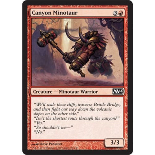 Canyon Minotaur | Magic 2014 Core Set