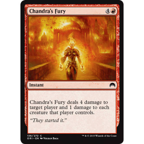 Chandra's Fury (foil)