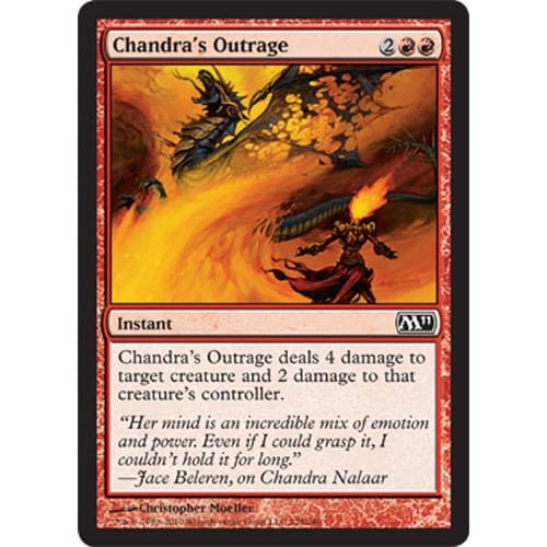 Chandra's Outrage  (foil) | Magic 2011 Core Set