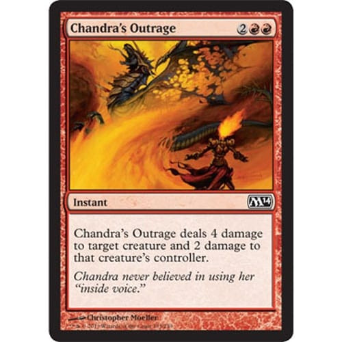 Chandra's Outrage (foil) | Magic 2014 Core Set