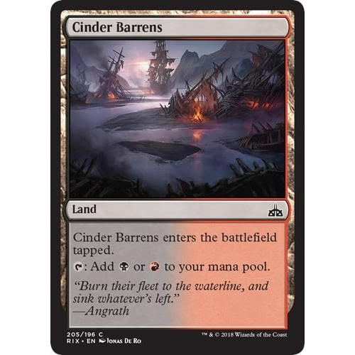 Cinder Barrens (Planeswalker Deck Card)